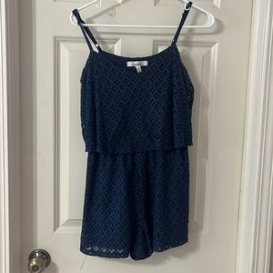 Navy blue romper